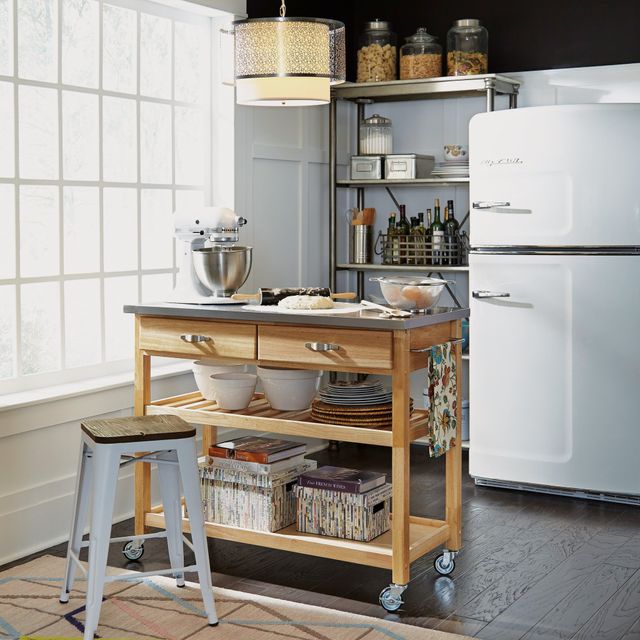 homestyles® General Line Brown Kitchen Cart-4