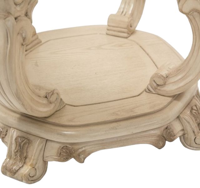 Michael Amini® Platine De Royale Champagne End Table-4