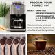 Kenmore® Elite 12 Cup Stainless Steel Grind and Brew Coffee Maker with Burr Grinder -3