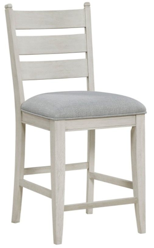 Homelegance® Wyatt Gray/Weathered White Counter Stool-0