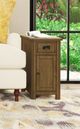 Null Furniture Bedford Hewn Oak Charging Chairside Cabinet-4