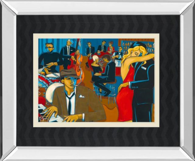 Classy Art After Hours by Marsha Hammel Mirror Framed Wall Art-0