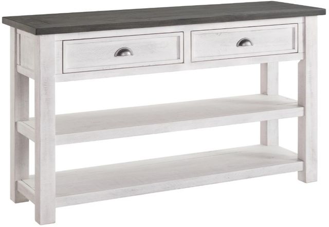 Martin Svensson Monterey Gray Sofa Table with White Base-0