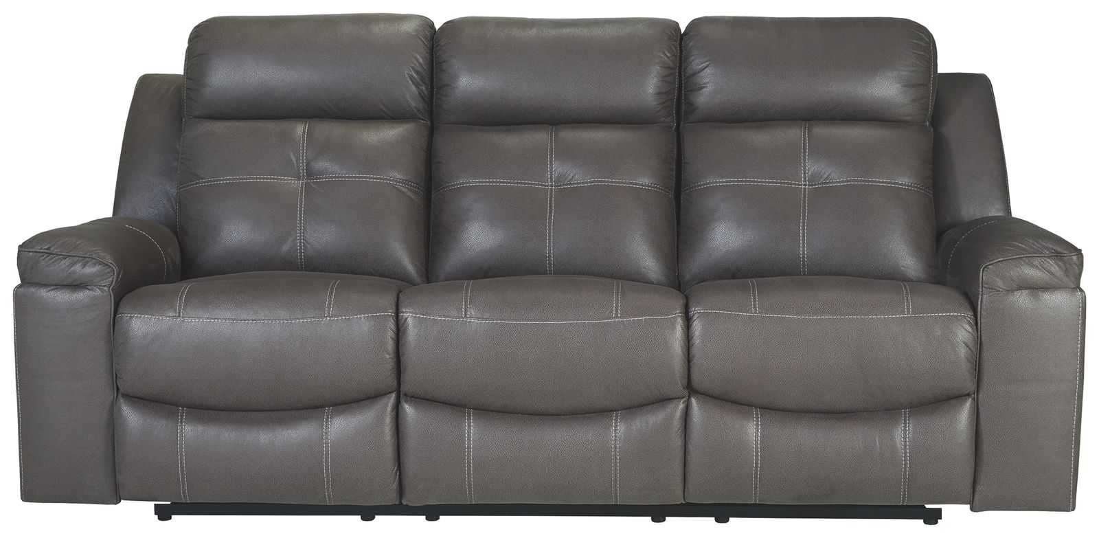 Signature Design by Ashley® Jesolo Dark Gray Manual Reclining Sofa