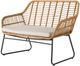 A & B Home Natural Love Seat-1