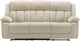 Monarch Specialties Inc. Beige 86" Upholstered Power 3-Seater Reclining Sofa with USB Ports-0