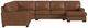 Flexsteel® Endurance 7-Piece Chestnut Sectional -1