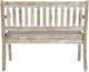 Jofran Inc. Artisan's Craft Washed Gray Storage Bench-3