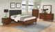 Coaster® Robyn Dark Gray/Dark Walnut Queen Platform Bed -1