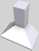 Vent-A-Hood® 36" White Wall Mounted Range Hood-3