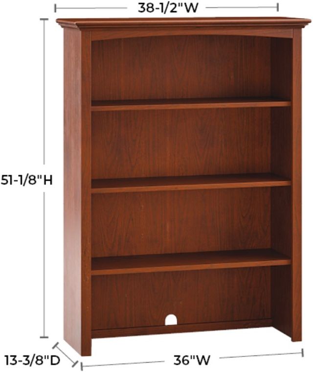 Whittier Wood® Furniture Customizable McKenzie 36" Wide Hutch-1