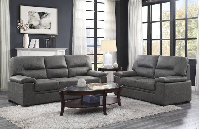 Homelegance® Michigan Dark Gray Sofa-1
