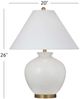 Bassett Mirror Graham White Table Lamp-3