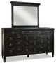 Durham Furniture Springville Bark Triple Dresser-1