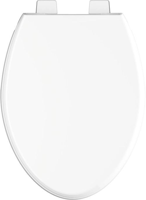 DELTA Wycliffe® White Elongated Slow-Close Toilet Seat-2