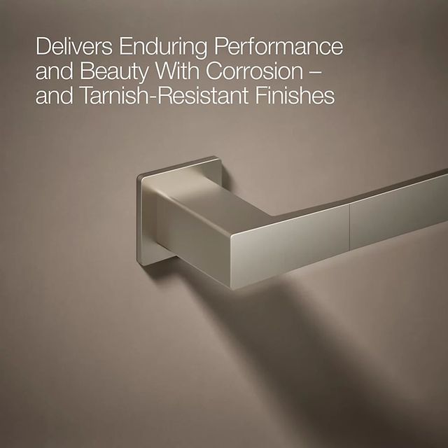 KOHLER® Honesty® Vibrant Brushed Nickel 18" Towel Bar-2