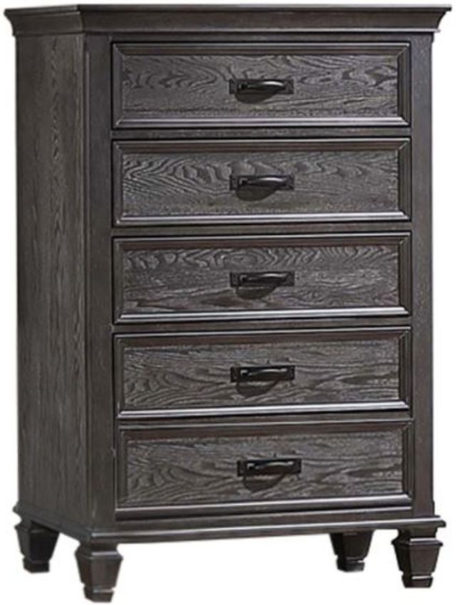 Coaster® Franco 5-Piece Weathered Sage King Bedroom Set-2