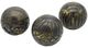 A & B Home 3-Piece Black Decorative Spheres Set-0