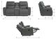La-Z-Boy® Apollo Flint Manual Reclining Loveseat with Console-2
