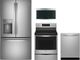 GE Profile™ 4 Piece Stainless Steel Electric Kitchen Package-0