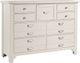 LM Co Home By Vaughan-Bassett Bungalow Home by Ben & Erin Napier Lattice 9-Drawer Master Dresser-0