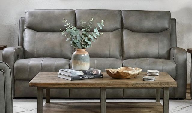 Behold™ Home Nova Gray Single Power Motion Sofa-0