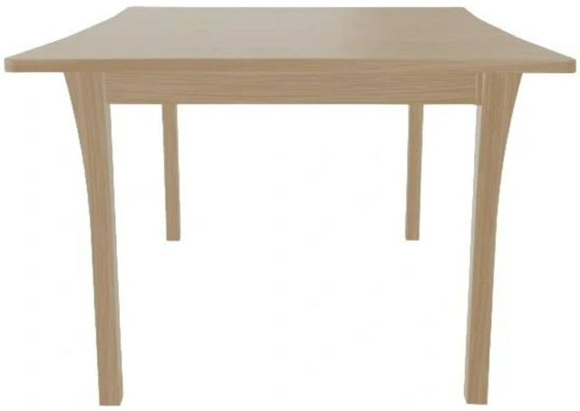 Mavin Customizable 42" x 42" Concave Extendable Dining Table with 12" Leaf-2