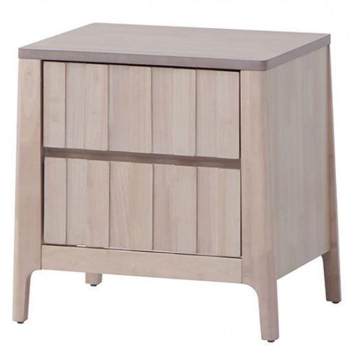 Furniture of America® Gervais 4-Piece White Wash Queen Bedroom Set-2