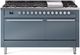 Ilve® Professional Plus II 60" Blue Grey Pro Style Dual Fuel Range-0