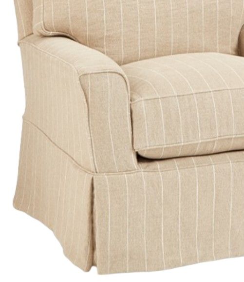 Four Seasons Customizable Kylee Slipcovered Swivel Glider -1