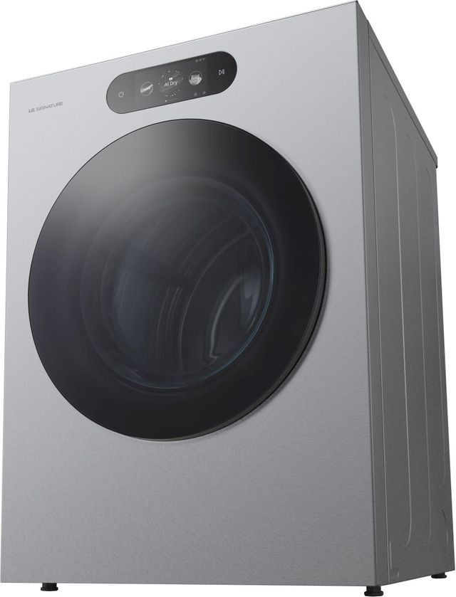 LG SIGNATURE 9 Cu. Ft. Brushed Platinum Steel Smart Front Load Electric Dryer-4