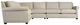 Bernhardt Barnes Bernhardt Living 4-Piece Beige L-Shape Sectional-2