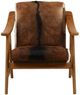 Dovetail Furniture Norcross Brown/White Occasional Chair-1