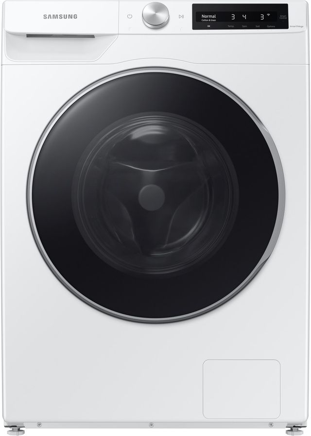 Samsung White Front Load Washer & Electric Dryer Laundry Pair-1