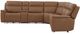 Flexsteel® Sawyer Harvest Leather Power Reclining Sectional with Power Headrests and Lumbar with Custom Layout Options-5