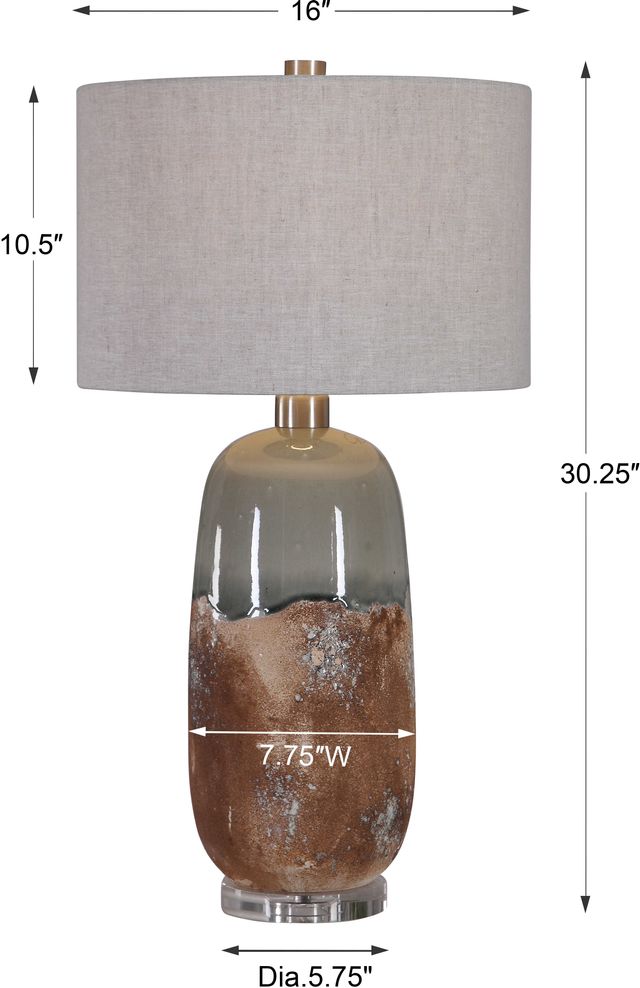 Uttermost® Maggie Gray/Green Table Lamp-2