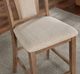 Furniture of America® Upminster 2-Piece Beige/Natural Tone Counter Height Dining Chair Set-2