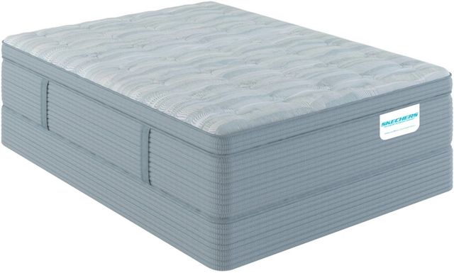 Skechers® PostureFit™ 100 Wrapped Coil 14" Medium Euro Top Queen Mattress-3