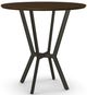 Amisco Customizable Norcross 42" Solid Ash Round Bar Height Table-0