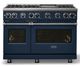 Viking® 7 Series 48" Slate Blue Pro Style Natural Gas Range with 12" Reversible Griddle-3