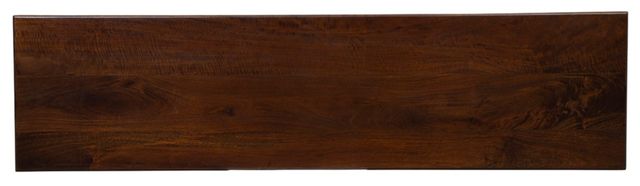 Furniture Classics Everly Brown Console Table with Gold Accent-3