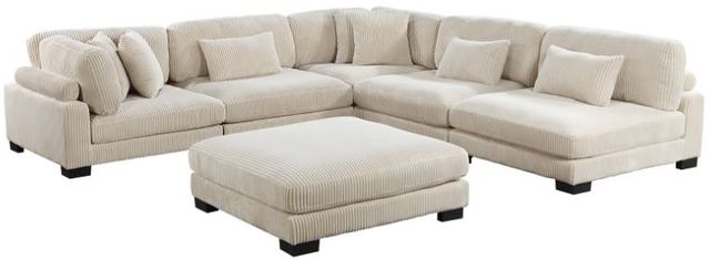 Homelegance® Traverse 2-Piece Plush Beige 135" Modular Sectional with Ottoman-0