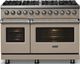 Viking® 5 Series 48" Nantucket Pro Style Dual Fuel (LP) Range with Polished Chrome Trim-2