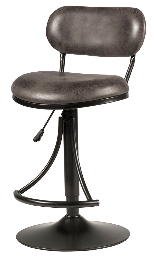 HH2 Home Athena Black Swivel Adjustable Stool-1