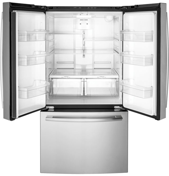 GE® 27 Cu. Ft. French Door Refrigerator-Stainless Steel-1