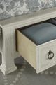 Vaughan-Bassett Rustic Hills Weathered White King Storage Bed-3