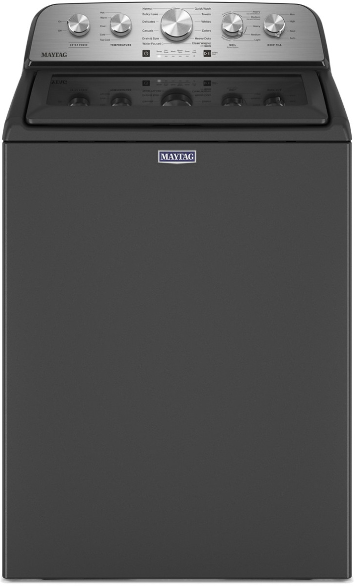 Maytag Top Load Pair (MVW5430PBK-YMED5430PBK) - Volcano Black Maytag Top Load Pair (MVW5430PBK-YMED5430PBK) - Volcano Black