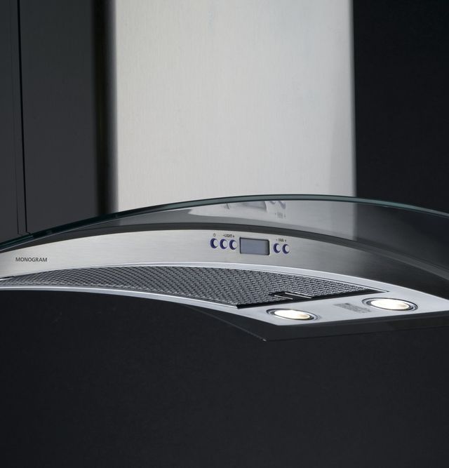Monogram® 36" Glass Canopy Island Ventilation-1