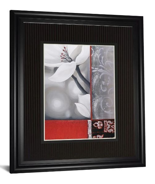 Classy Art Bohemia Flora White by Jasmin Zara Copley Wall Art-1