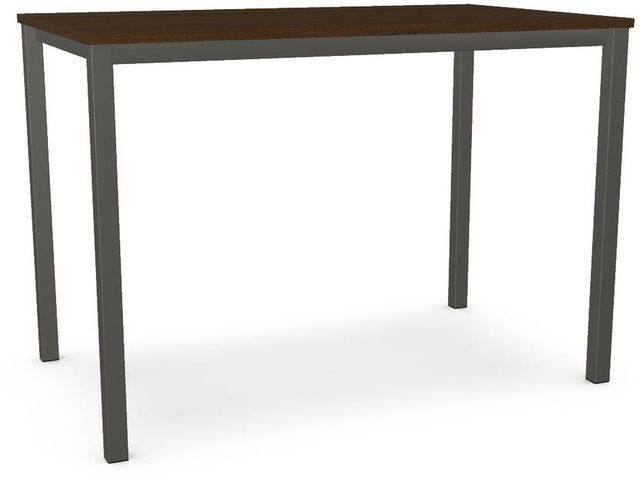 Amisco Customizable Ricard Walnut Veneer Bar Table-0